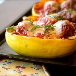 Spaghetti Squash & Meatballs