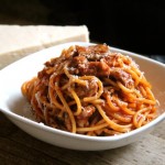 One Pot Spaghetti with Mushrooms