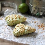 Coconut Lime Greek Yogurt Scones