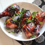 Sticky Honey Balsamic Chicken Drumsticks