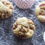 Strawberry Coffee Cake Muffins