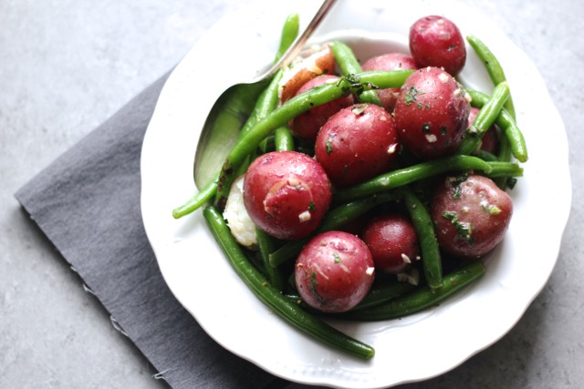 boiled red potatoes