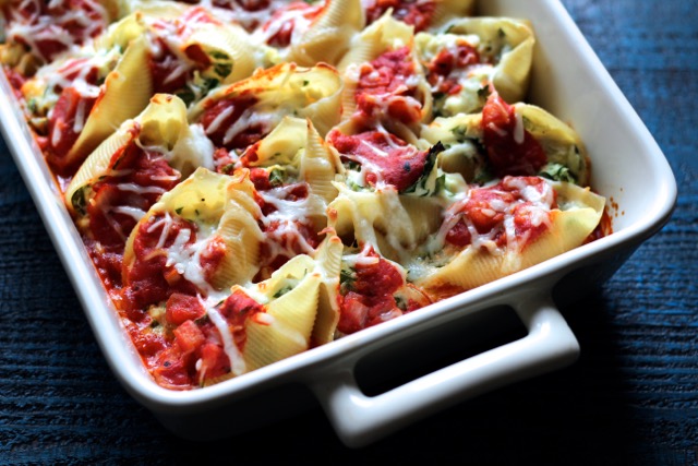 Spinach-Artichoke Stuffed Shells