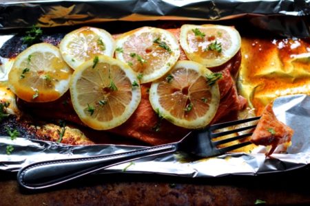 Broiled Salmon