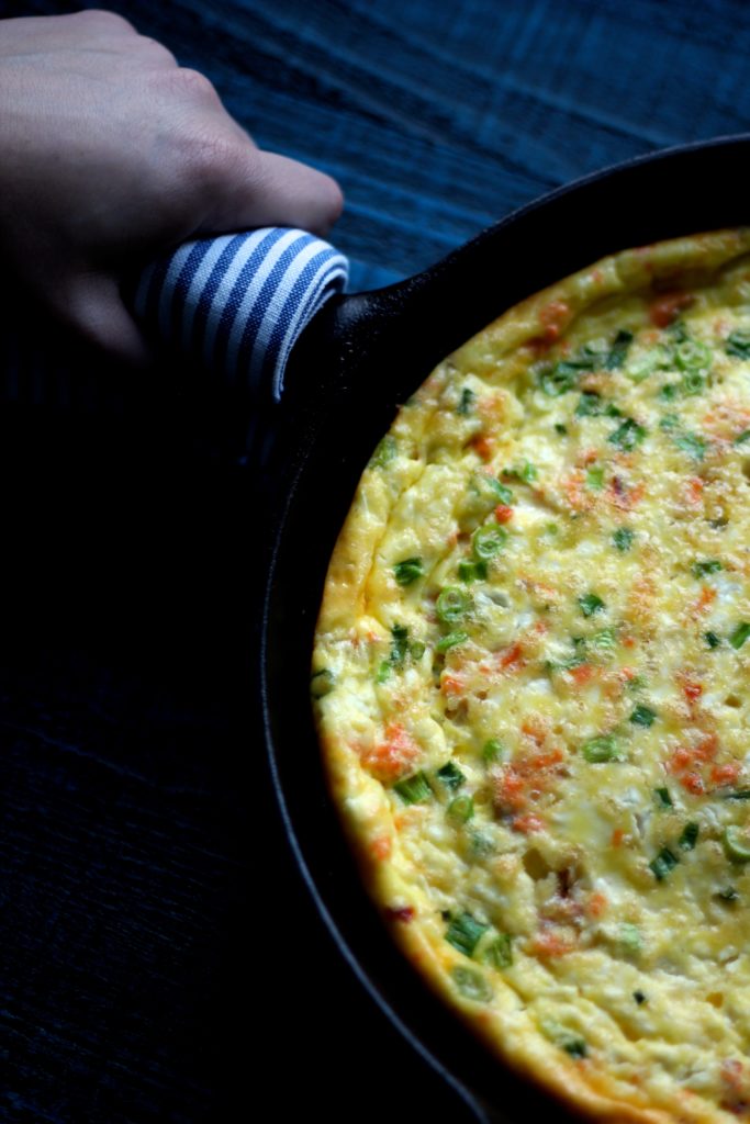 Smoked Salmon Frittata