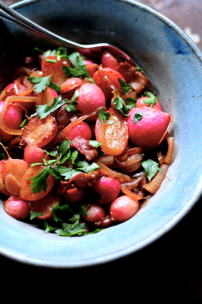 Braised Radishes