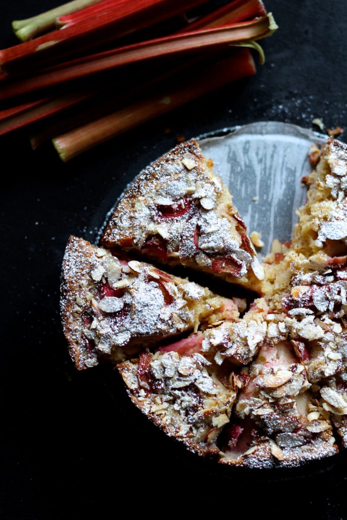 Rhubarb Coffee Cake